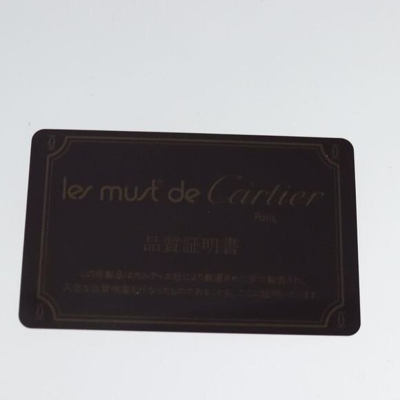 Cartier Must De Cartier Burgundy Leather Shoulder Bag (Pre-Owned) - Picture 15 of 16